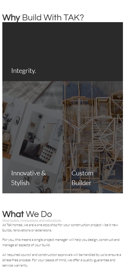 Mobile website design mockup showcasing responsive web design