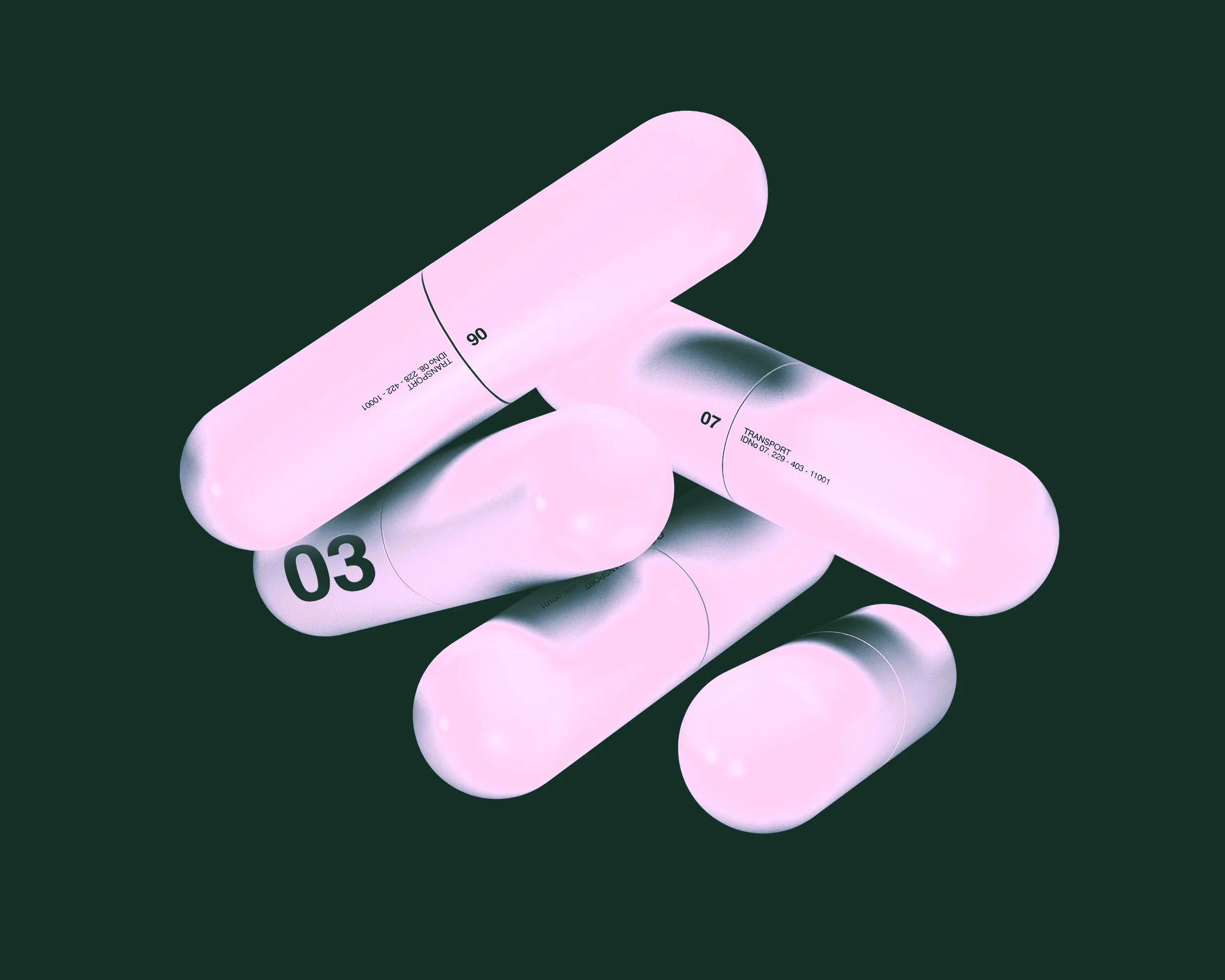 Abstract pharmaceutical pills photography representing systematic process and operational approach