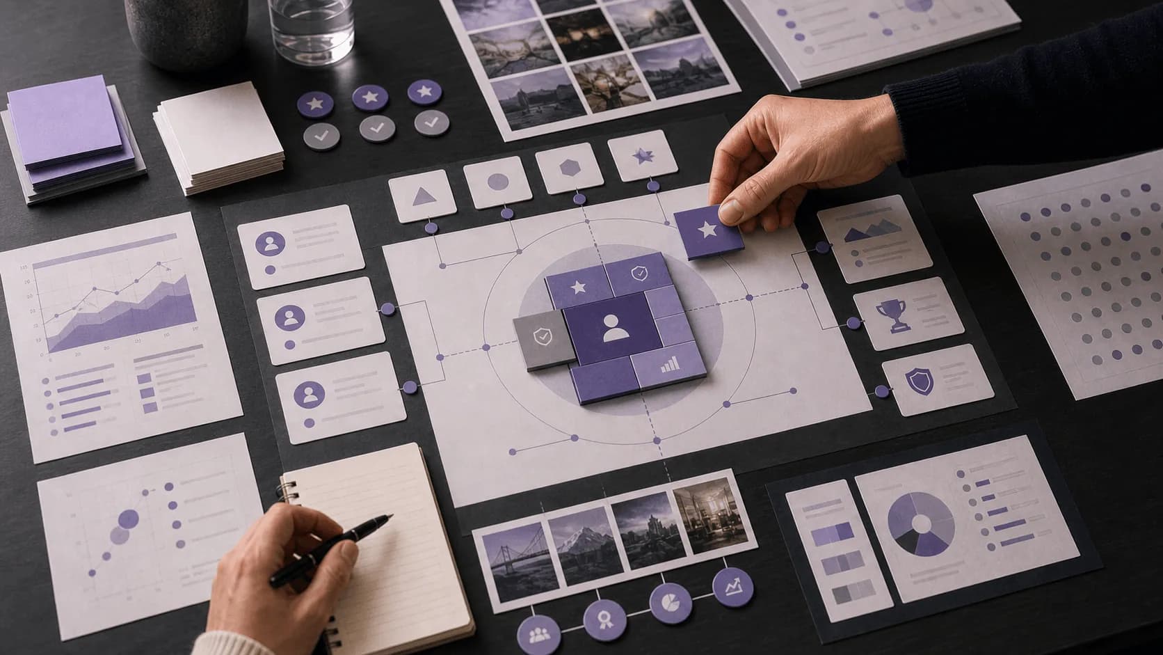 Positioning framework development materials for differentiated market strategy