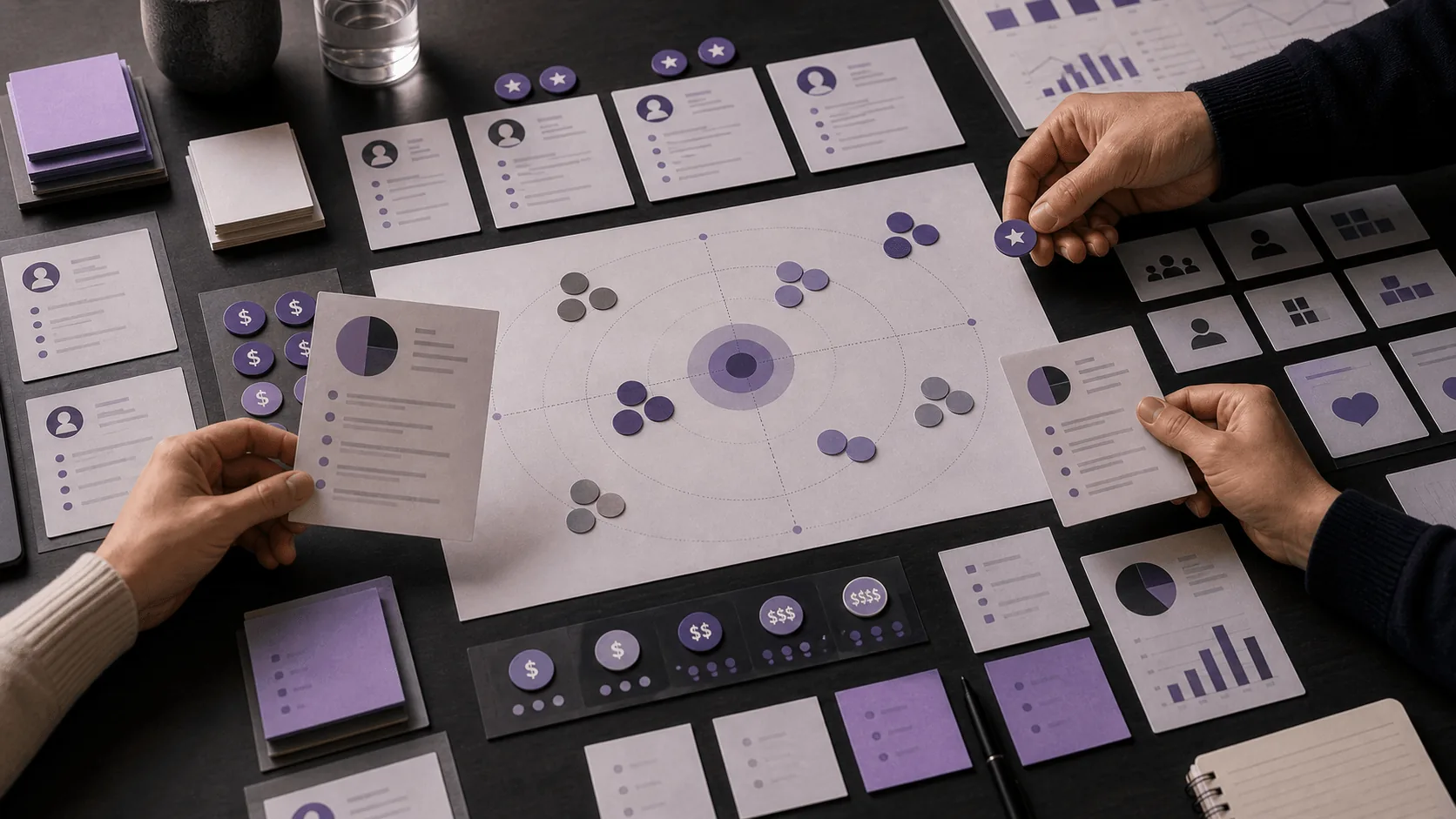 Competitive landscape analysis workshop materials for market positioning