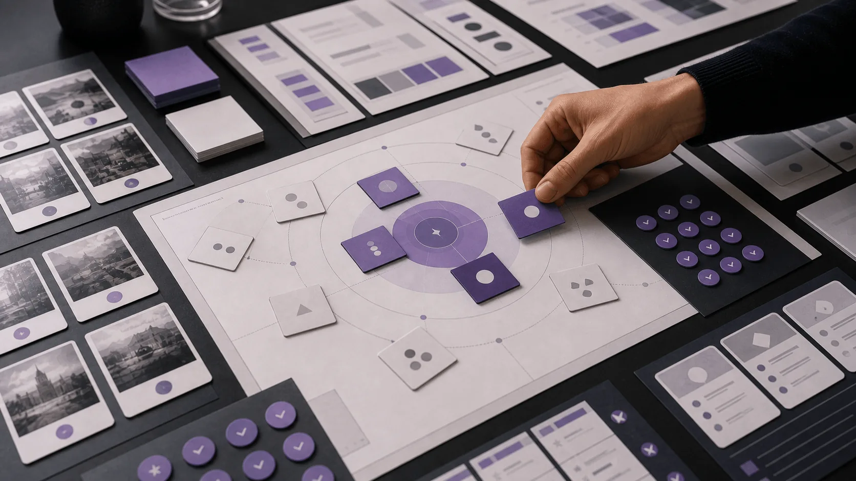 Competitive positioning workshop materials and market position mapping